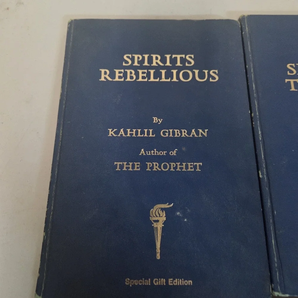 Kahlil Gibran 4 Book lot Broken Wings, Voice of the Master, Spirits Rebellious